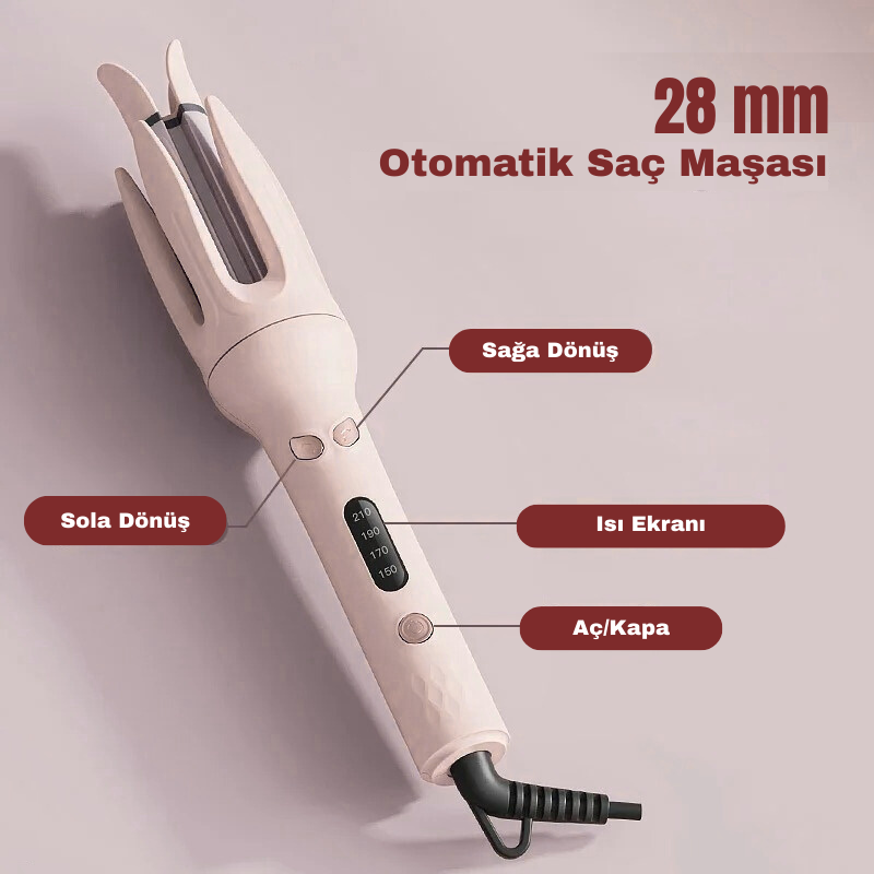 Rosera ShineCurl™ – Kolay, Hızlı ve Her Seferinde Kusursuz Bukleler